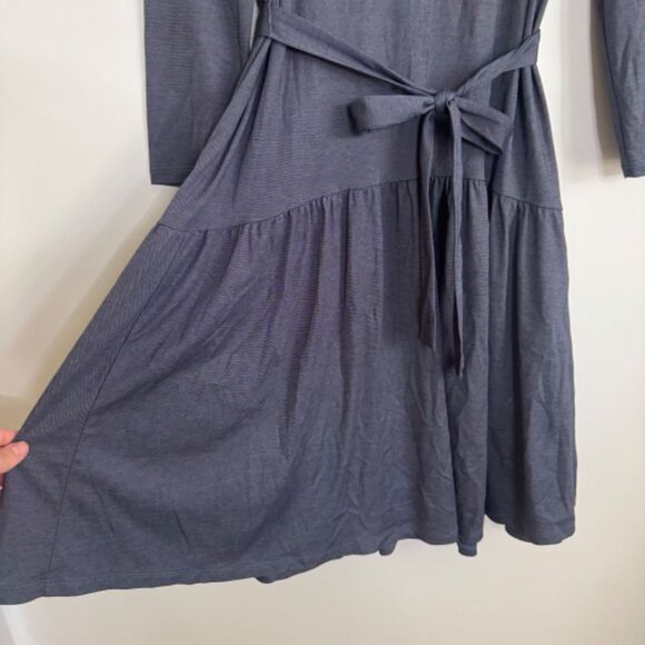 Weekend MaxMara Tiered Shirt Dress - Blue | Size S - Picture 4 of 9